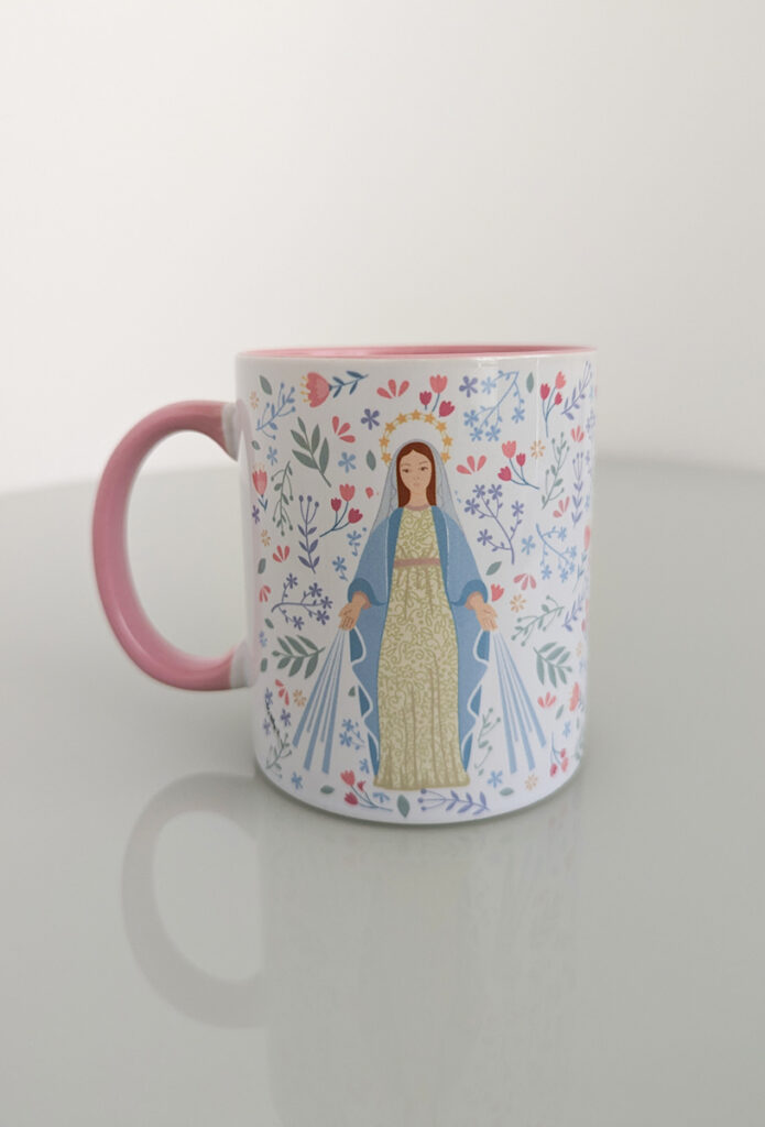 Taza Virgen de la Medalla Milagrosa