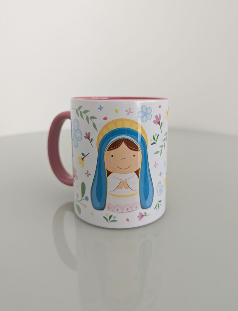 Taza Virgen María