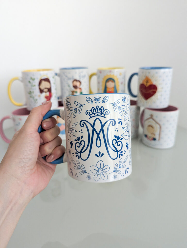 Taza Monograma Virgen María