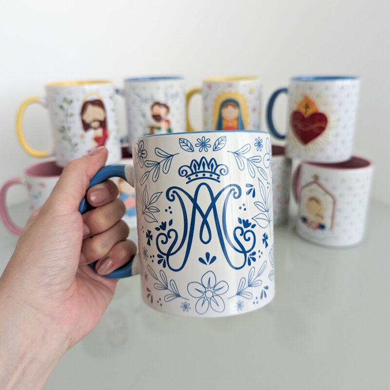 Taza Monograma Virgen María