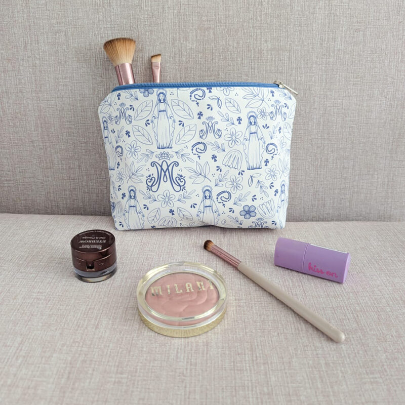 Cosmetiquera Monograma Ave María